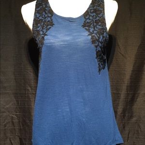 American Eagle Outfitters top, s/s slightly sheer